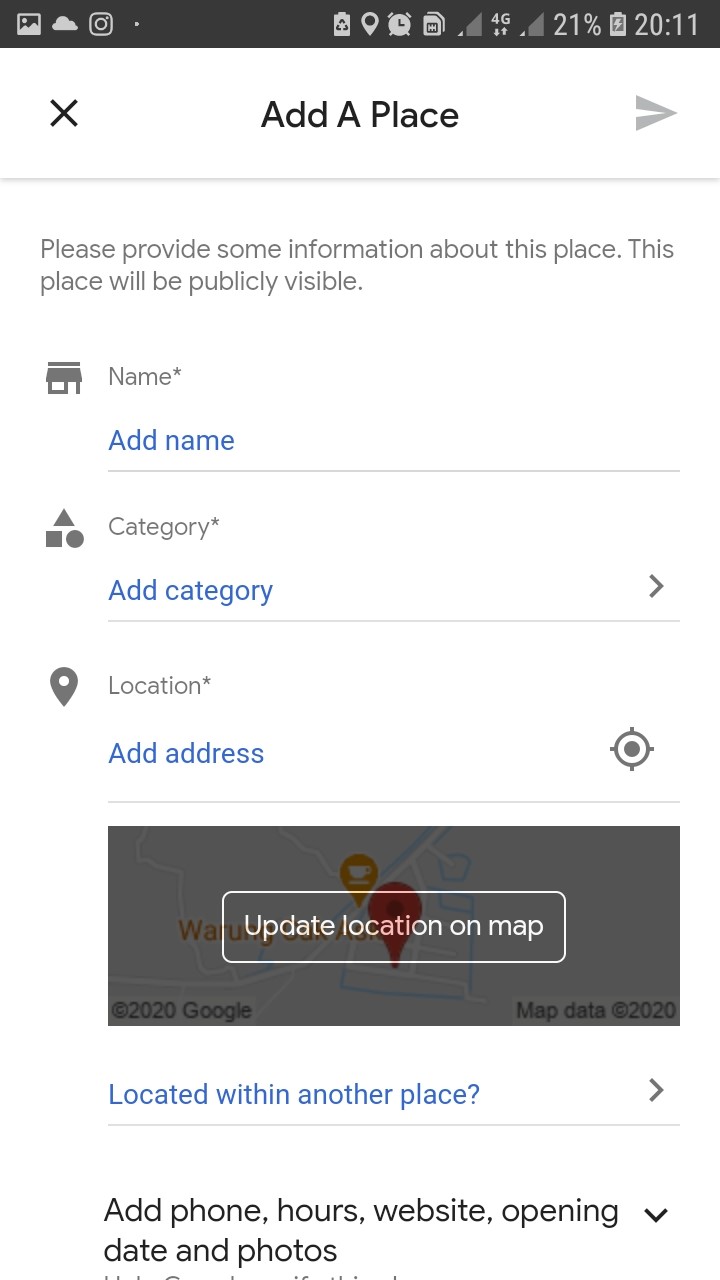 Cara Daftarkan Google Map 2