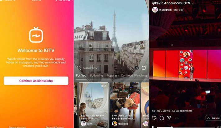 Cara Memunculkan IG TV di Feed Instagram Otomatis