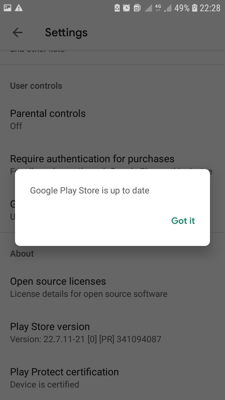 Cara Update Google Play Service 4