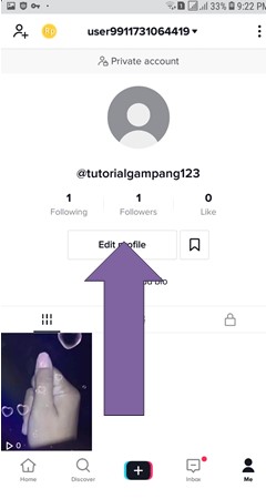 Cara Mengubah ID Tiktok edit profil